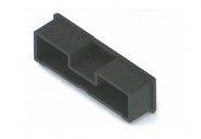 Plastic plug of aluminium profile
